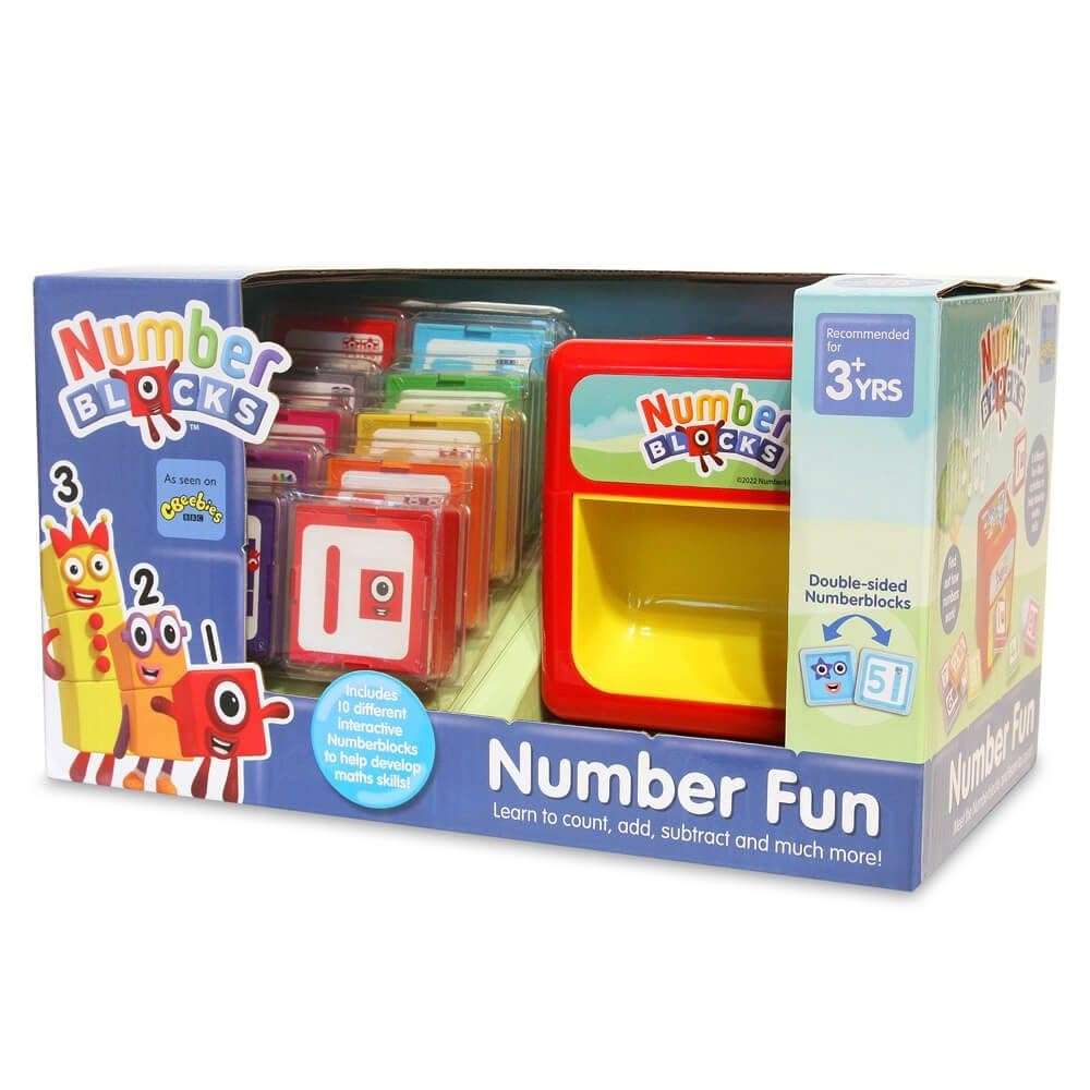 Numberblocks AN10 Toy-Count with Number Blocks & Learn Basic Maths-Perfect for Interactive Play & Child Development, Features 8 Activities