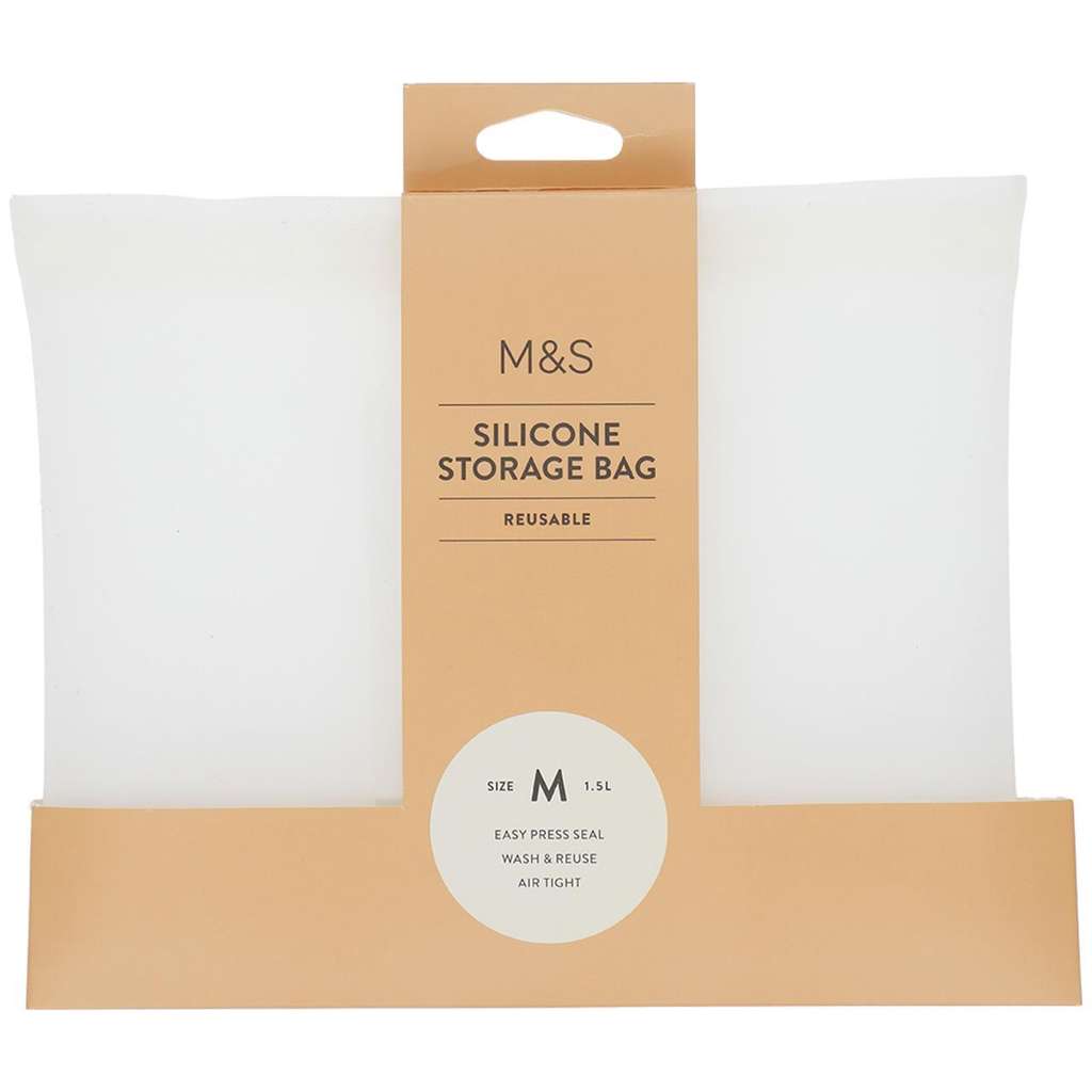M&S Silicone Food Storage Bags - Medium / Large £1.25 - Instore Stockport