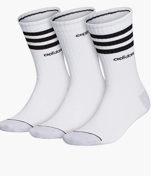 adidas adidas Men's 3 Stripe Sailor Socks (3 Pairs)
