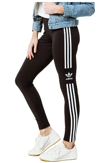 adidas adidas Originals Women's Loungewear Trefoil Leggings, Black//White